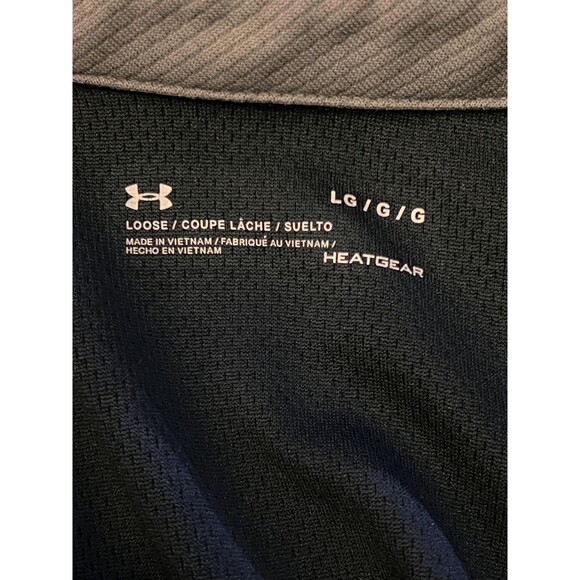Under Armour Polo Shirt Mens Large HeatGear Loose Golf Athletic Performance - Picture 5 of 6